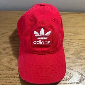 Adidas Bright Red Hat